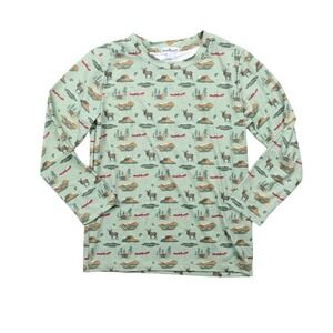 Blue Quail Sz 6 UPF 50+‎ Boys Great Outdoors Long Sleeve Performance Tee
